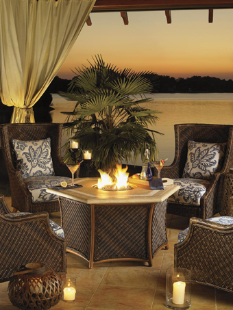 Romantic Outdoor Seating
